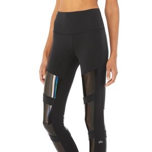 ALO High-Waist Galaxy Moto Legging XS  XMAS Ship!